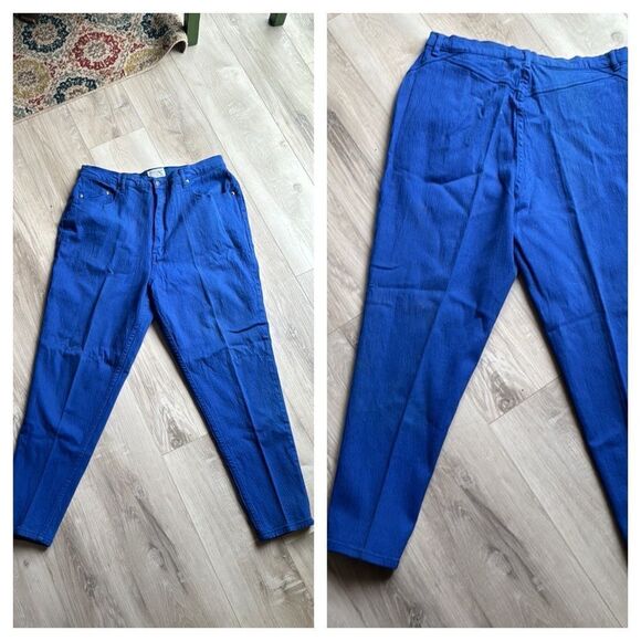 Vintage 90’s Stefano World Wide Ankle Cropped Blue Jeans Size 24 - Picture 1 of 7